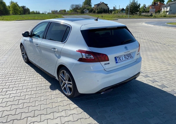 Peugeot 308 cena 49500 przebieg: 196000, rok produkcji 2014 z Kielce małe 191